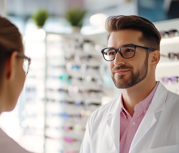 Mann mit Brille bei RealEyes